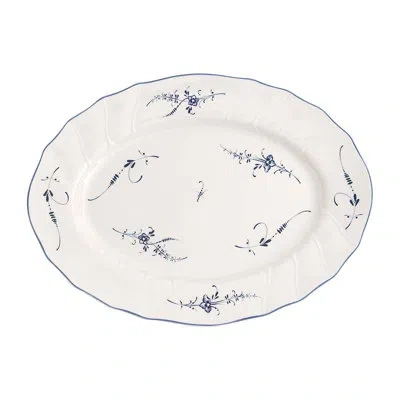 Villeroy & Boch Vieux Luxembourg Platter In Blue;white