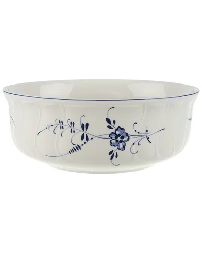 Villeroy & Boch Vieux Luxembourg Round Vegetable Bowl In White