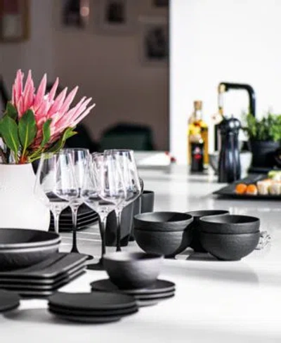 Villeroy & Boch Villeroy Boch Manufacture Rock Dinnerware Collection In Black