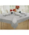 Villeroy & Boch Villeroy Boch New Wave Metallic Border Tablecloth In Gray