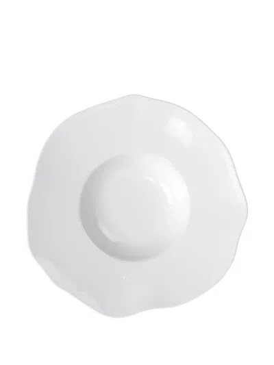 Villeroy & Boch Wavy-edge Plate (set Of Four) In White