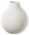 Villeroy & Boch White Perle Vase No.3 In White