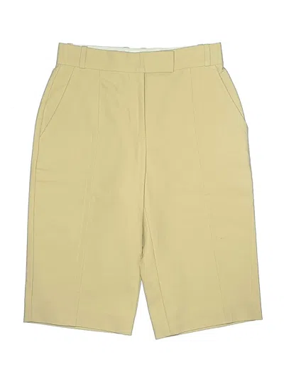Pre-owned Vilshenko Khaki Shorts In Yellow