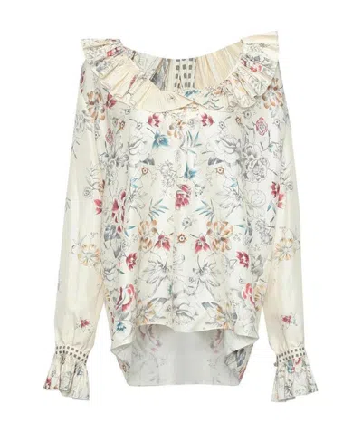 Vilshenko Printed Blouse In White
