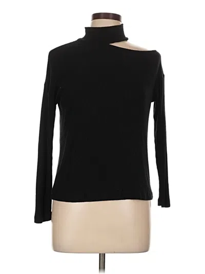 Pre-owned Vimmia Long Sleeve Top Black Turtleneck Tops