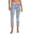 Vimmia Women's Reversible Speckle Print Speed Capri Legging In Light Gray In Multi