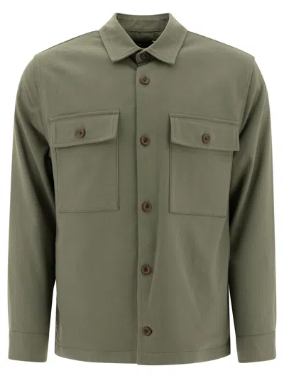 Vince Green Cotton Polyester Rayon Spandex. Jacket