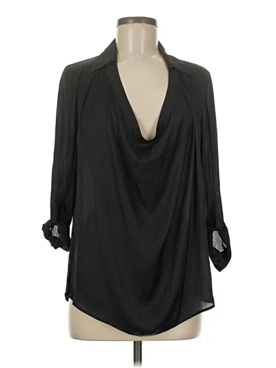 Pre-owned Vince 3/4 Sleeve Blouse In Black
