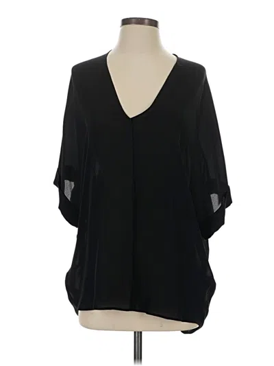 Pre-owned Vince 3/4 Sleeve Blouse In Black
