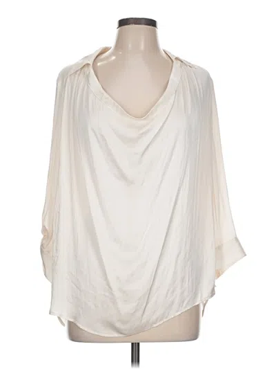 Pre-owned Vince 3/4 Sleeve Blouse In White