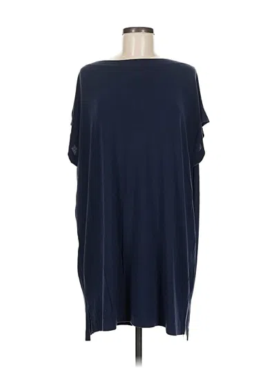 Pre-owned Vince 3/4 Sleeve T-shirt In Blue