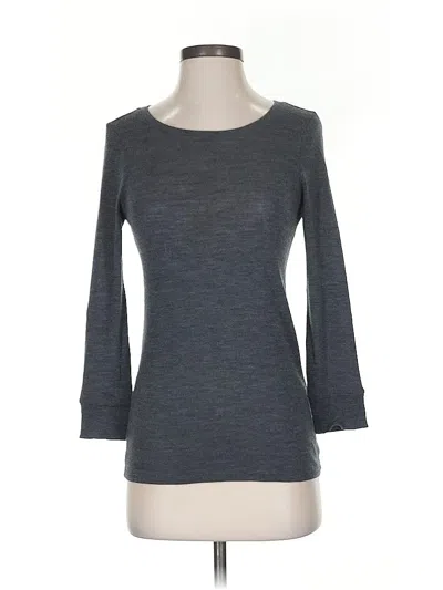 Pre-owned Vince 3/4 Sleeve T-shirt In Gray