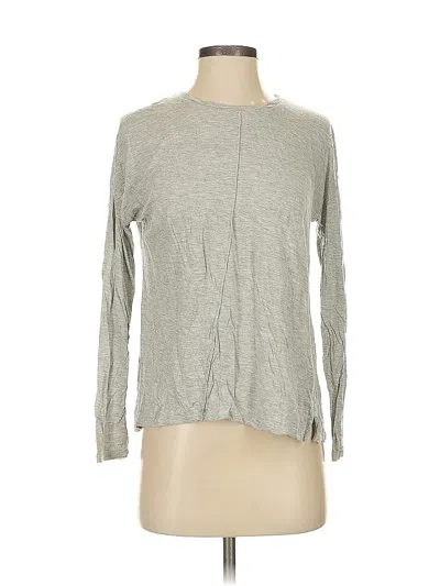 Pre-owned Vince 3/4 Sleeve T-shirt In Gray