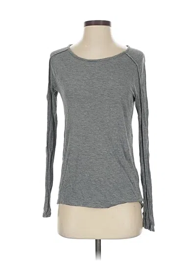 Pre-owned Vince 3/4 Sleeve T-shirt In Gray