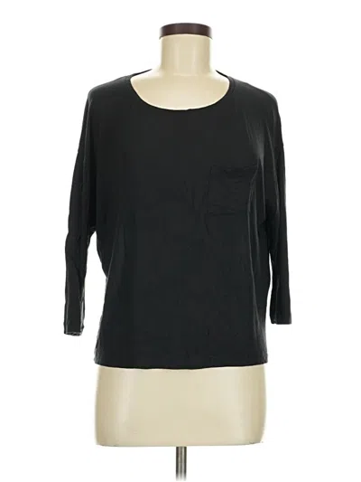 Pre-owned Vince 3/4 Sleeve T-shirt In Black