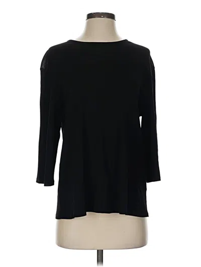 Pre-owned Vince 3/4 Sleeve T-shirt In Black