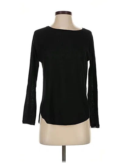 Pre-owned Vince 3/4 Sleeve T-shirt In Black