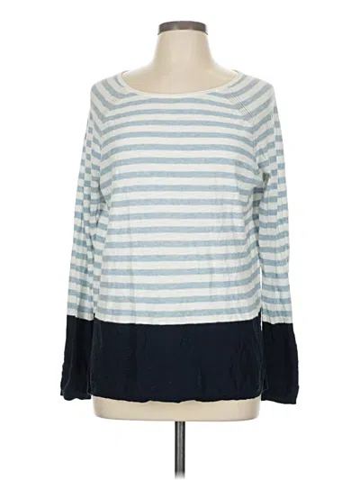 Pre-owned Vince 3/4 Sleeve T-shirt In Blue