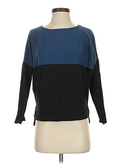 Pre-owned Vince 3/4 Sleeve T-shirt In Blue