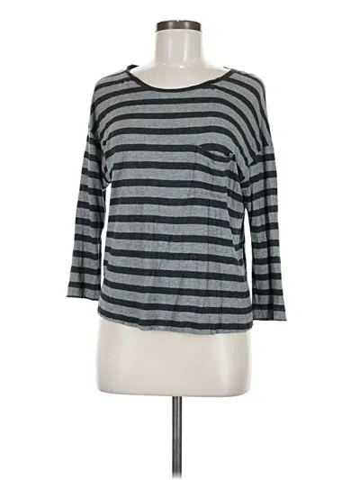 Pre-owned Vince 3/4 Sleeve T-shirt In Gray