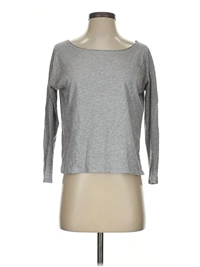 Pre-owned Vince 3/4 Sleeve T-shirt In Gray