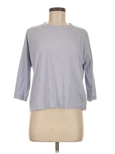 Pre-owned Vince 3/4 Sleeve T-shirt In Gray