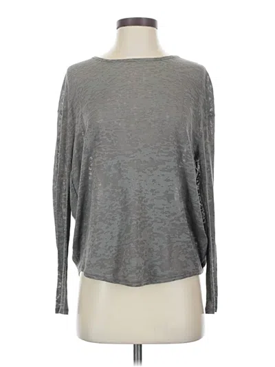 Pre-owned Vince 3/4 Sleeve T-shirt In Gray