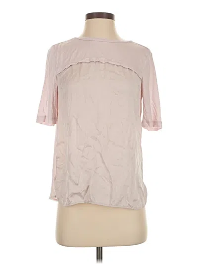 Pre-owned Vince 3/4 Sleeve T-shirt In Pink