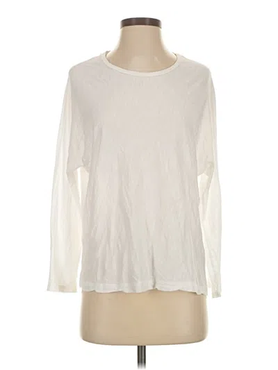 Pre-owned Vince 3/4 Sleeve T-shirt In White