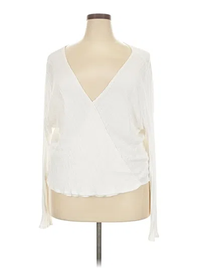 Pre-owned Vince 3/4 Sleeve T-shirt In White