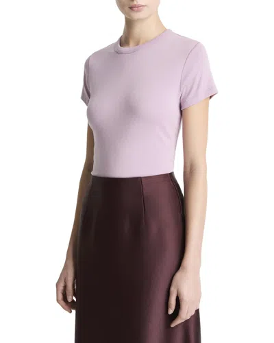 Vince 90s Shrunken Tee In Purple