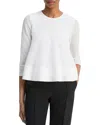 Vince A Line Knit Top In White
