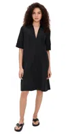 Vince A-line Short Dress Black In Black