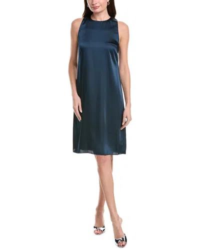 Vince A-line Slip Dress In Blue