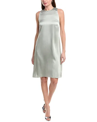 Vince A-line Slip Dress In Green