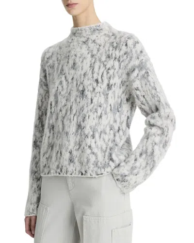 VINCE VINCE ABSTRACT ONYX JACQUARD WOOL & ALPACA-BLEND SWEATER