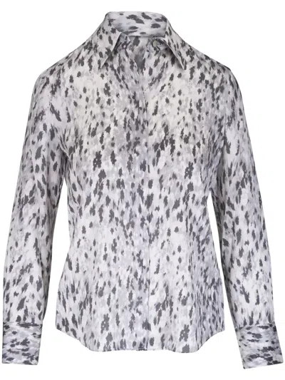 VINCE ABSTRACT-PRINT SHIRT