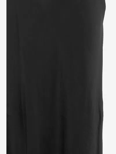Vince Acetate Maxi Skirt In Black