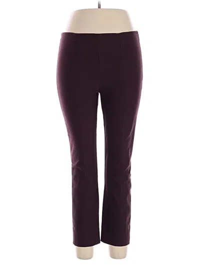 Pre-owned Vince Active Pants In Burgundy