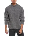 Vince Airspun Wool & Alpaca-blend Roll Neck Sweater In Gray