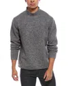 Vince Airspun Wool & Alpaca-blend Roll Neck Sweater In Gray