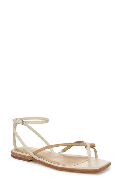 Vince Ali Leather Thong Sandal In White