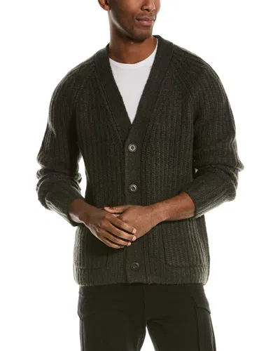 Vince Alpaca & Wool-blend V-neck Cardigan In Green