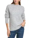 Vince Shaker Rib Wool & Alpaca-blend Sweater In Grey