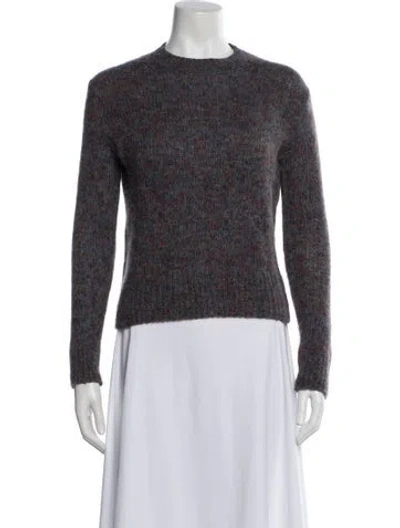 Pre-owned Vince Alpaca Crew Neck Sweater In Multi