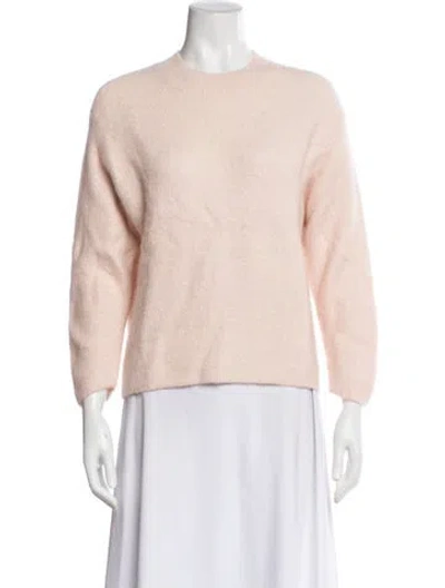 Pre-owned Vince Alpaca Crew Neck Sweater In Pink