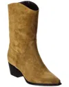 Vince Alps Leather Boot In Green
