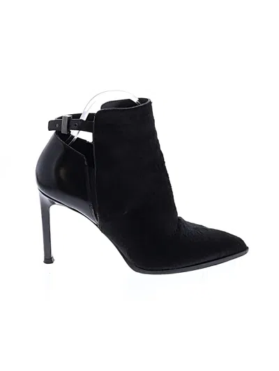 Pre-owned Vince Ankle Boots In Black