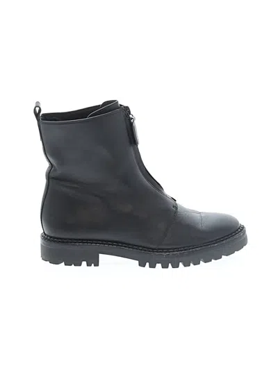 Pre-owned Vince Ankle Boots In Black