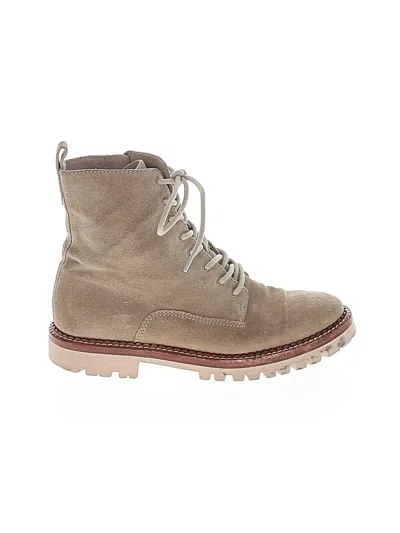 Pre-owned Vince Ankle Boots In Green
